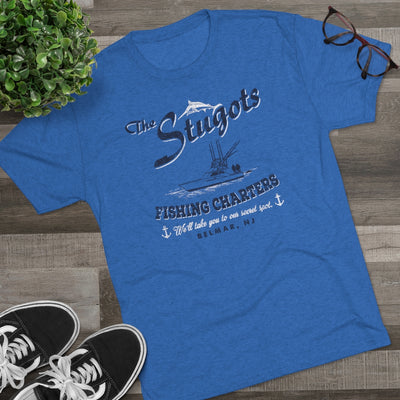 The Stugots Fishing Charters Men's/Unisex Tri-Blend Ultra Soft Tee