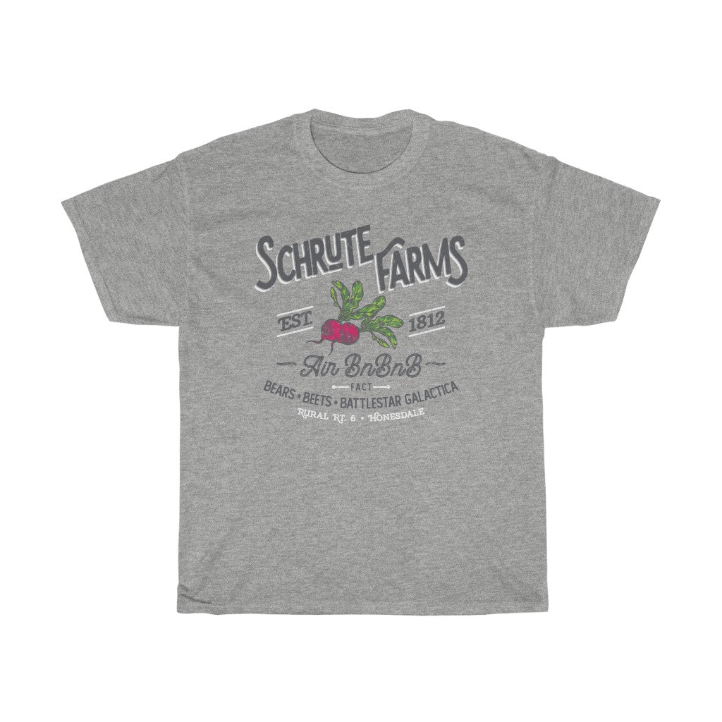 Schrute Farms Air BnBnB Men's Relaxed Fit Short Sleeve Tee