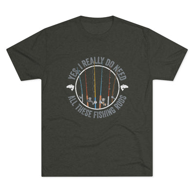 All These Fishing Rods Men's/Unisex Tri-Blend Ultra Soft Tee