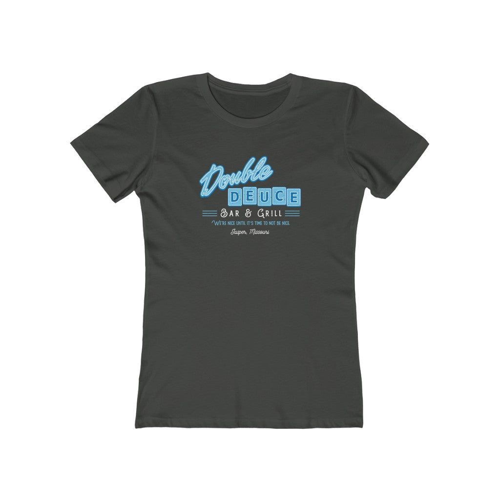 Double Deuce Women's Fitted Boyfriend Tee