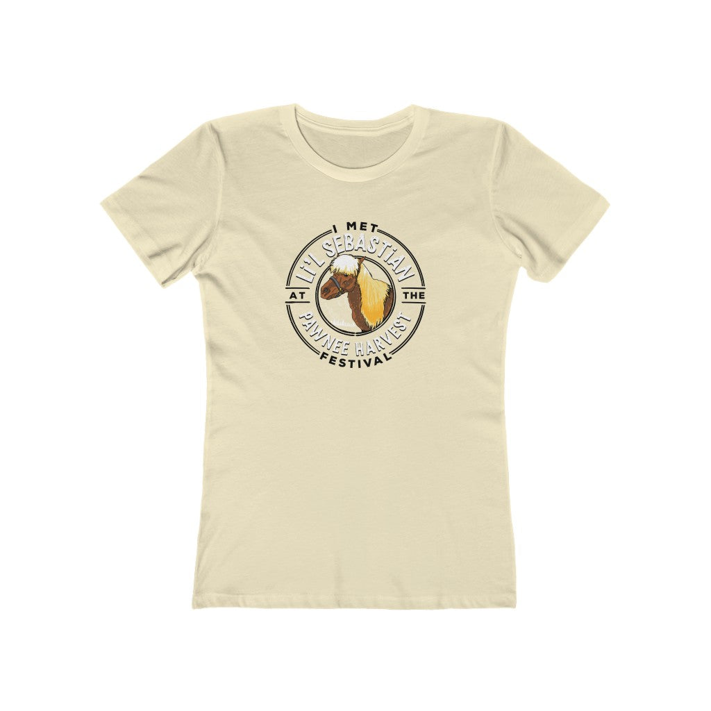 Li'l Sebastian Women's Fitted Boyfriend Tee