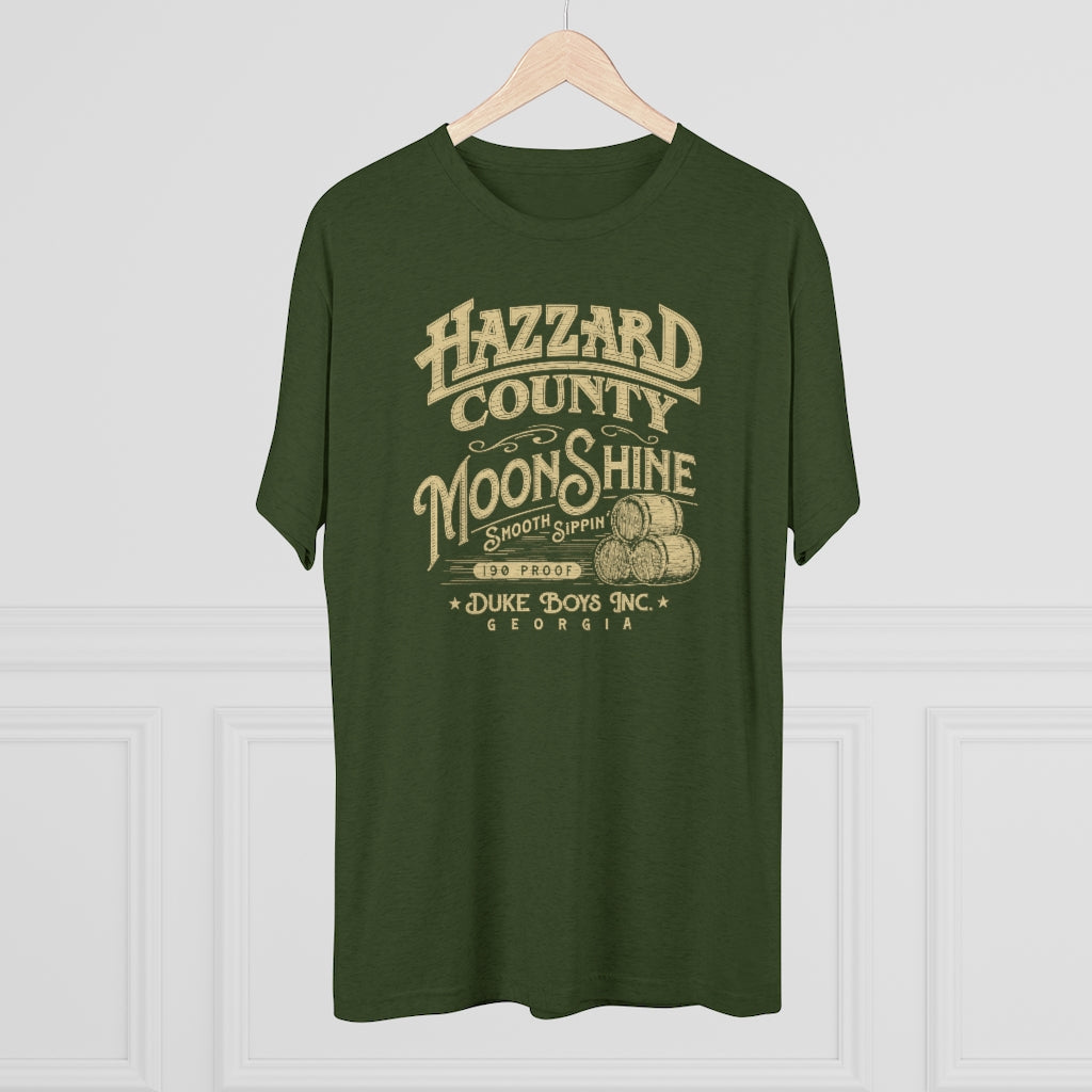 Hazzard County Moonshine Men's/Unisex Tri-Blend Ultra Soft Tee