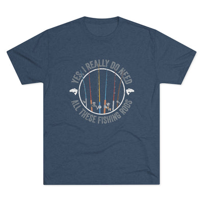 All These Fishing Rods Men's/Unisex Tri-Blend Ultra Soft Tee