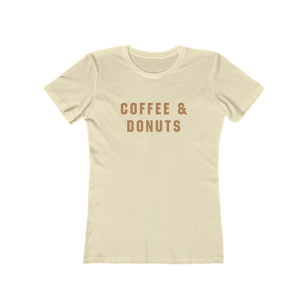 Coffee &amp; Donuts Women's Boyfriend Tee
