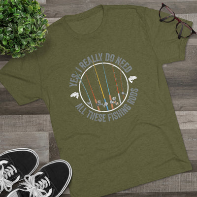 All These Fishing Rods Men's/Unisex Tri-Blend Ultra Soft Tee