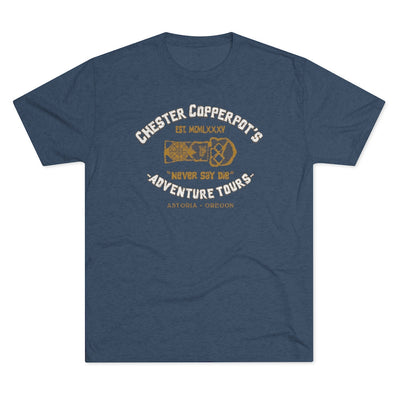 Chester Copperpot's Adventure Tours Men's/Unisex Tri-Blend Ultra Soft Tee