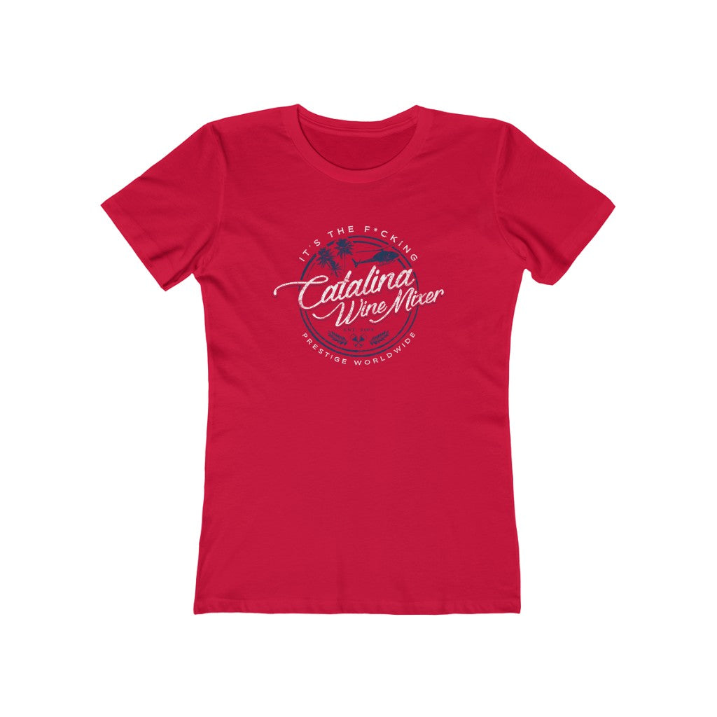 Catalina Wine Mixer Women's Fitted Boyfriend Tee
