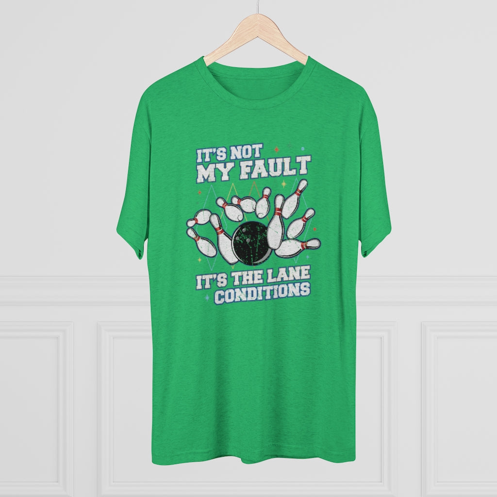 It's The Lane Conditions Men's/Unisex Tri-Blend Ultra Soft Tee