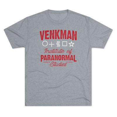 Venkman Institute of Paranormal Studies Men's/Unisex Tri-Blend Ultra Soft Tee