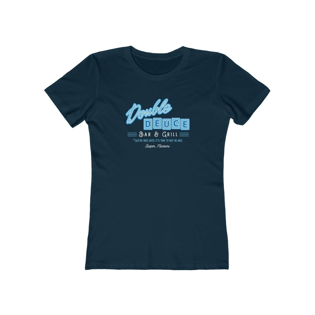 Double Deuce Women's Fitted Boyfriend Tee
