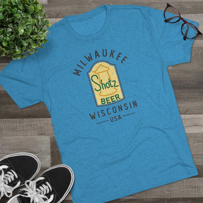 Shotz Beer Men's/Unisex Tri-Blend Ultra Soft Tee