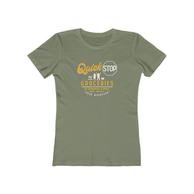 Quick Stop Groceries Women's Boyfriend Tee