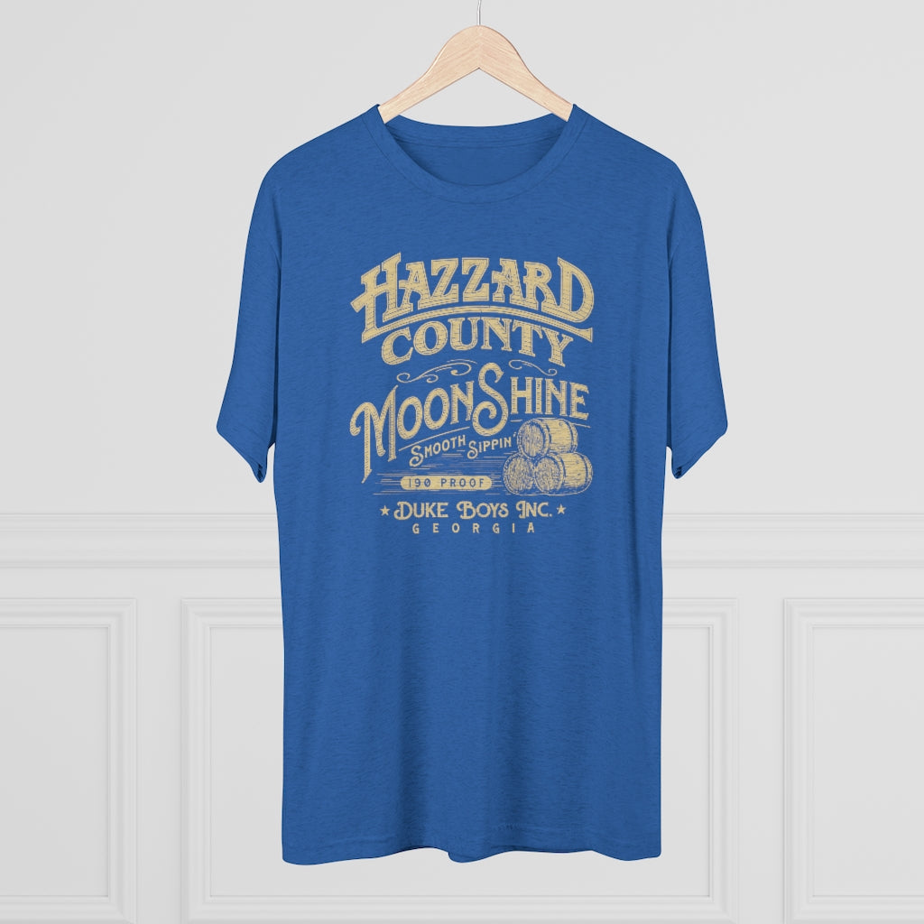 Hazzard County Moonshine Men's/Unisex Tri-Blend Ultra Soft Tee