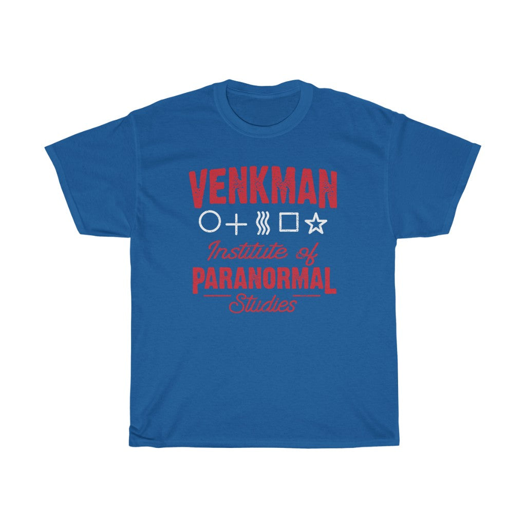 Venkman Institute of Paranormal Studies Men's Relaxed Fit Short Sleeve Tee