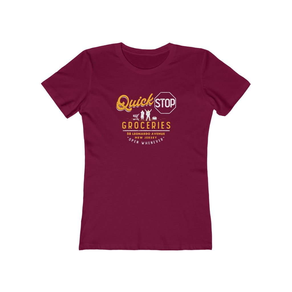 Quick Stop Groceries Women's Boyfriend Tee