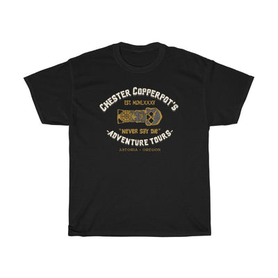 Chester Copperpot's Adventure Tours Men's Relaxed Fit Short Sleeve Tee