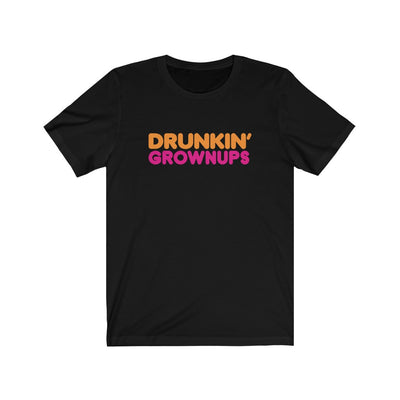 Drunkin' Grownups Men's/Unisex Cotton Crew Tee