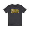 Tacos & Cerveza Men's/Unisex Cotton Crew Tee