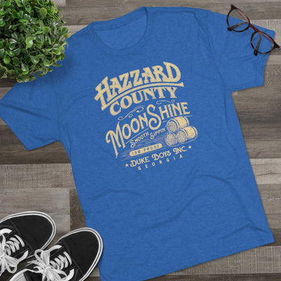 Hazzard County Moonshine Men's/Unisex Tri-Blend Ultra Soft Tee