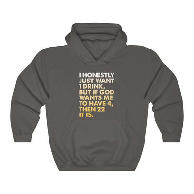 I Just Want 1 Drink Men's/Unisex Hoodie