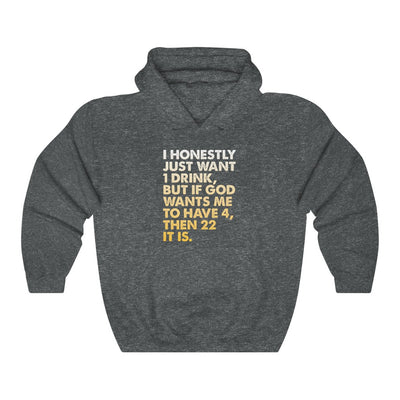 I Just Want 1 Drink Men's/Unisex Hoodie