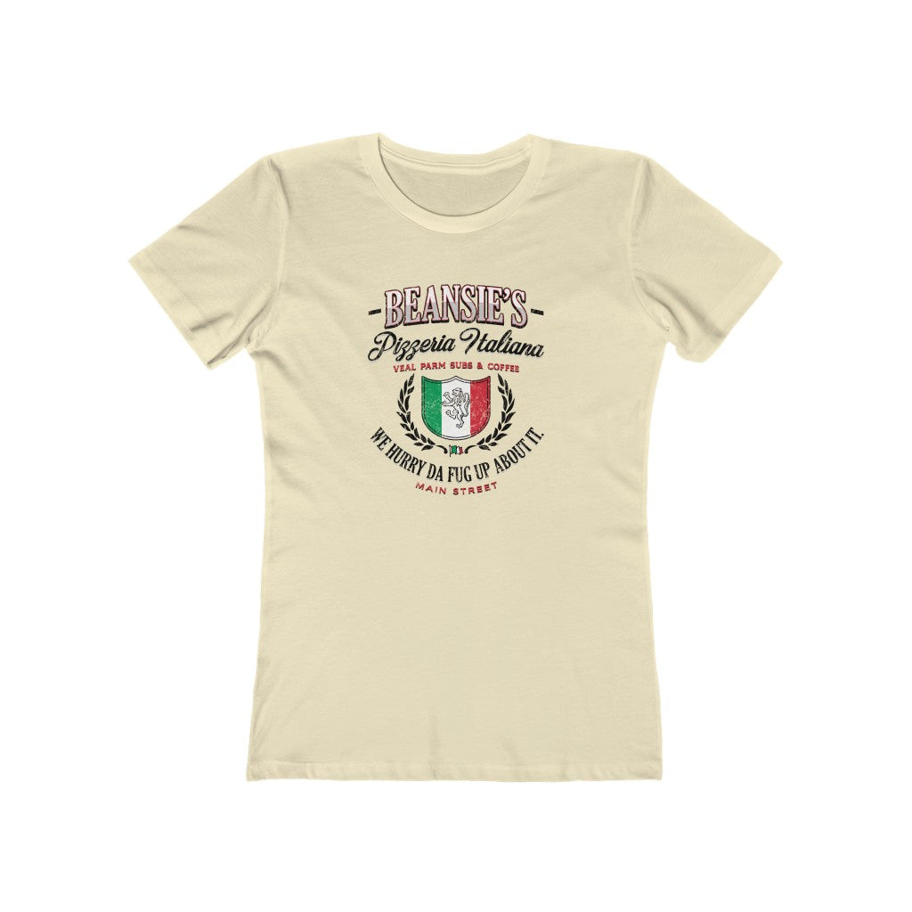 Beansie's Pizzeria Italiana Women's Boyfriend Tee