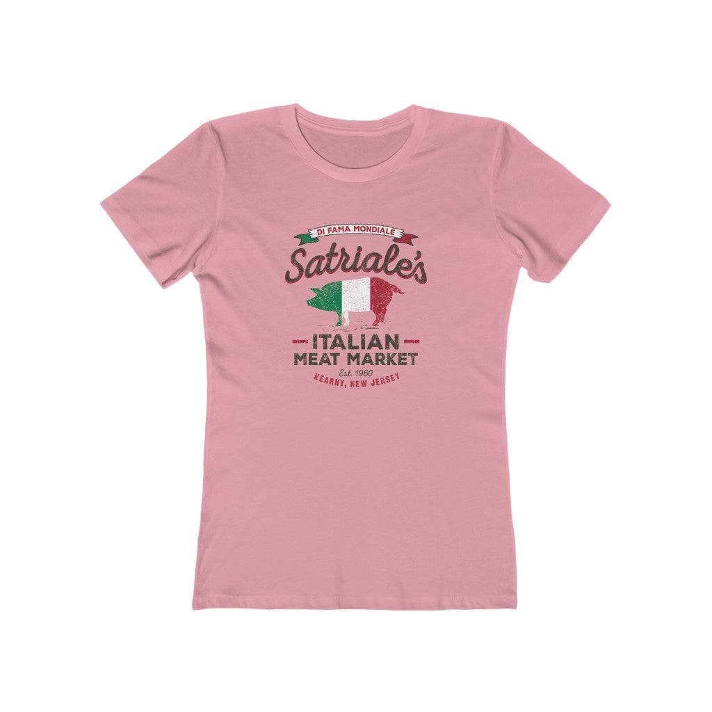 Di Fama Mondiale Satriale's Women's Fitted Boyfriend Tee