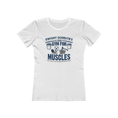 Dwight Schrute's Gym  Women's Boyfriend Tee