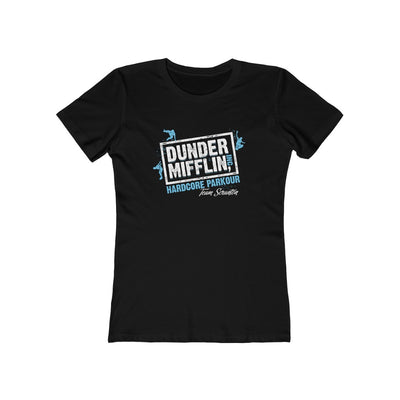 Dunder Mifflin Hardcore Parkour Women's Boyfriend Tee