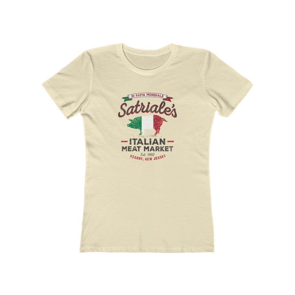 Di Fama Mondiale Satriale's Women's Fitted Boyfriend Tee