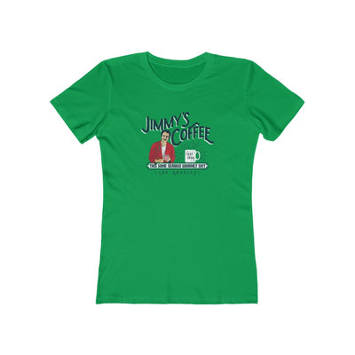 Jimmy's Serious Gourmet Coffee Women's Boyfriend Tee