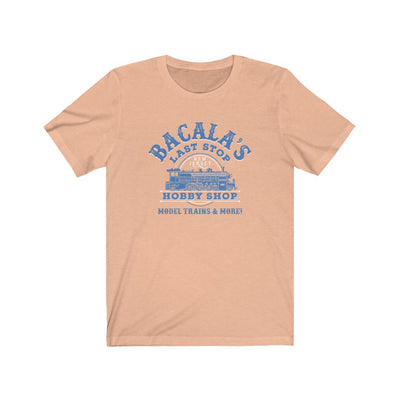 Bacala's Last Stop Hobby Shop Men's/Unisex Super Soft Tee