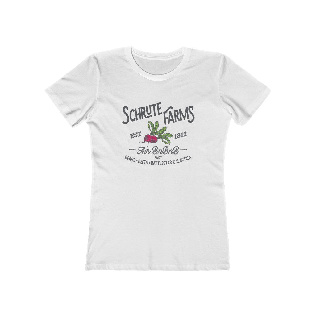 Schrute Farms Air BnBnB Women's Boyfriend Tee