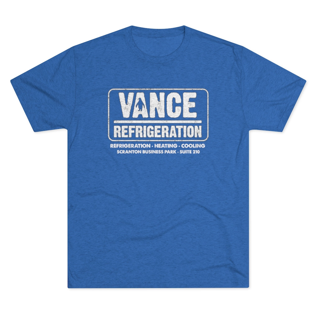 Vance Refrigeration Men's/Unisex Tri-Blend Ultra Soft Tee