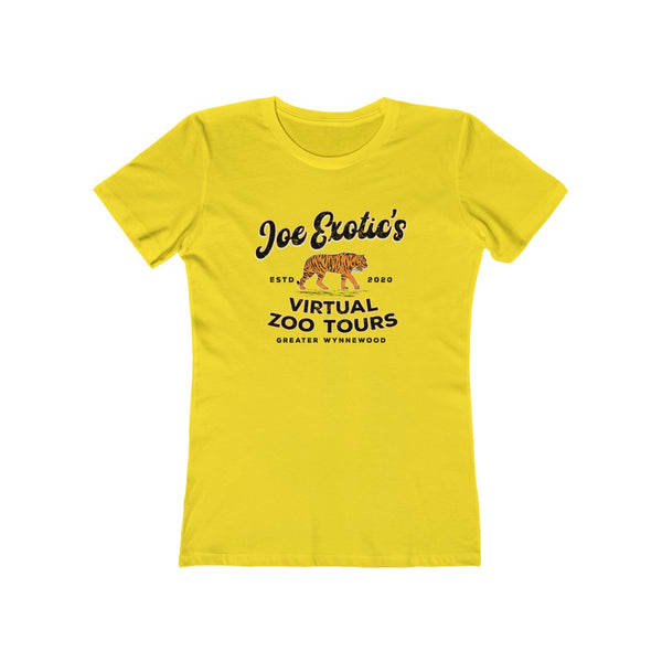Joe Exotic's Virtual Zoo Tours Women's Boyfriend Tee