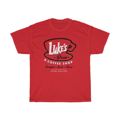 Luke's Diner & Coffee Shop Men's Relaxed Fit Short Sleeve Tee