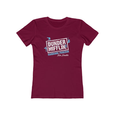 Dunder Mifflin Hardcore Parkour Women's Boyfriend Tee