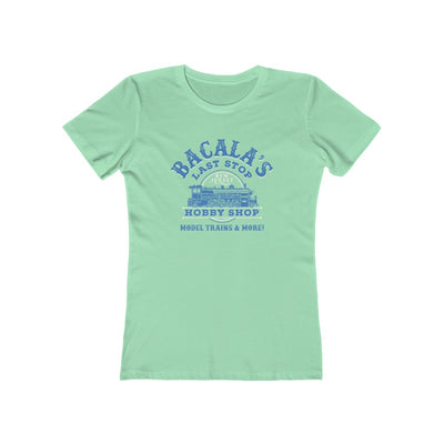 Bacala's Last Stop Hobby Shop Women's Boyfriend Tee