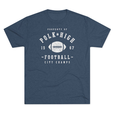 Polk High Football Men's/Unisex Tri-Blend Ultra Soft Tee