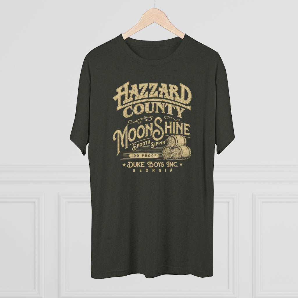 Hazzard County Moonshine Men's/Unisex Tri-Blend Ultra Soft Tee