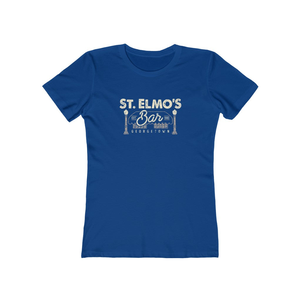 St. Elmo's Bar Women's Fitted Boyfriend Tee