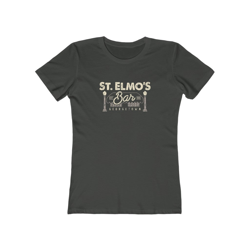 St. Elmo's Bar Women's Fitted Boyfriend Tee