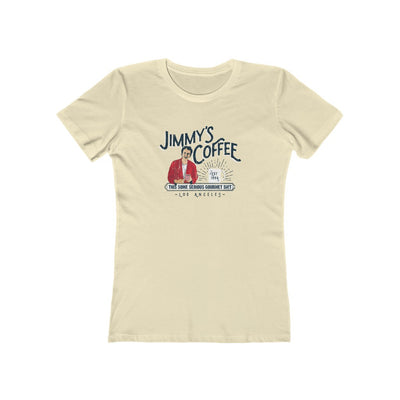 Jimmy's Serious Gourmet Coffee Women's Boyfriend Tee