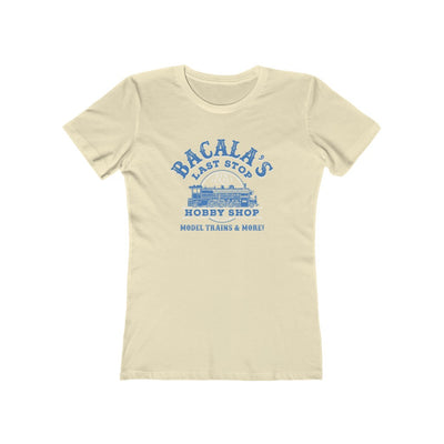 Bacala's Last Stop Hobby Shop Women's Boyfriend Tee