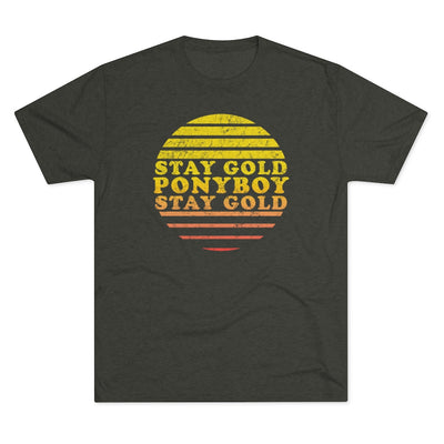 Stay Gold Ponyboy Men's/Unisex Tri-Blend Ultra Soft Tee