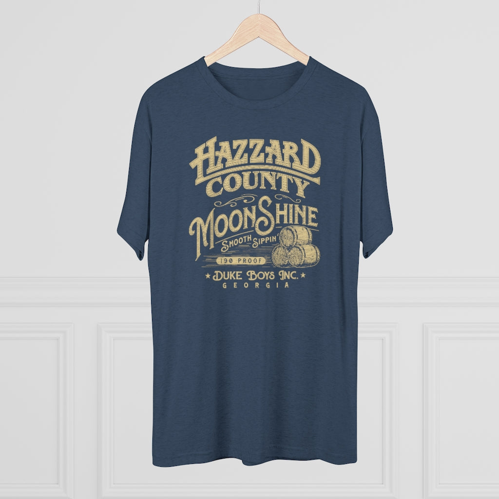 Hazzard County Moonshine Men's/Unisex Tri-Blend Ultra Soft Tee