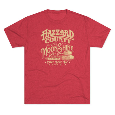 Hazzard County Moonshine Men's/Unisex Tri-Blend Ultra Soft Tee