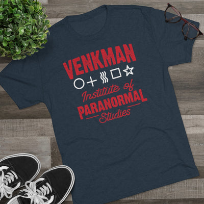 Venkman Institute of Paranormal Studies Men's/Unisex Tri-Blend Ultra Soft Tee