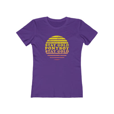 Stay Gold Ponyboy Women's Boyfriend Tee