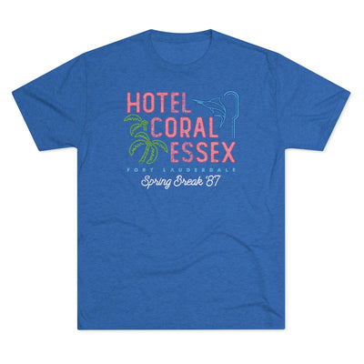 Hotel Coral Essex Men's/Unisex Tri-Blend Ultra Soft Tee